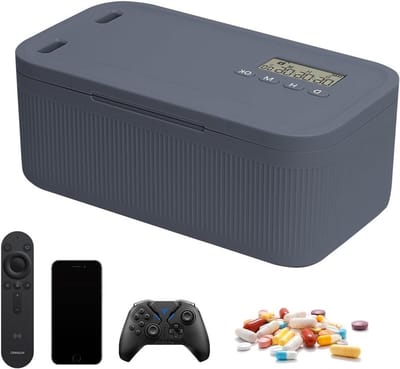 Veilige Opbergdoos met Tijdslot, Mobiele Telefoon Kluis met Timer, Lockbare Container voor Zelfdiscipline, Geschikt voor Telefoons, Alcohol en Snacks
