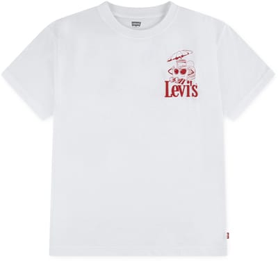 Levi´s ® Kids Burger Meal T-shirt Met Korte Mouwen Wit 10 Years Jongens