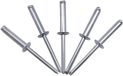 100 Stuks Blindklinknagels 4x20mm Staal Open Bolkop - Popnagels DIN 7337