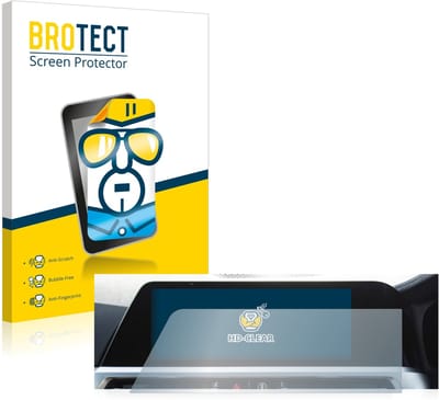 BROTECT - Screenprotector voor BMW 3 G20 Limousine 2018 Infotainment System rechtsgestuurde - Folie Beschermfolie transparant