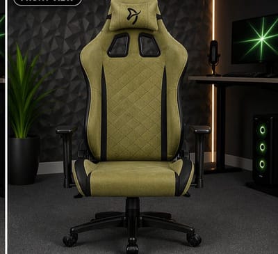 Gaming stoel ergonomisch verstelbaar stof met ligfunctie en 3D armleuningen 165° rugleuning 120 kg draagvermogen donkergrijs – Vermissen