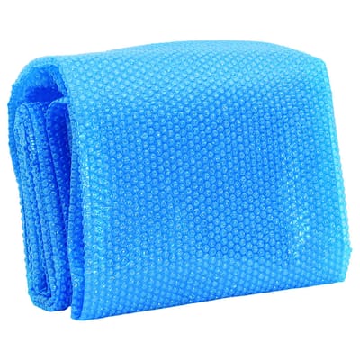vidaXL - Zwembadzeil - rond - 549 - cm - PE - blauw