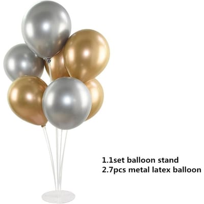 1 ensemble de supports de ballons, support de colonne, autocollants pour mariage, fête d'anniversaire, fête prénatale, décoration, accessoires de ballons