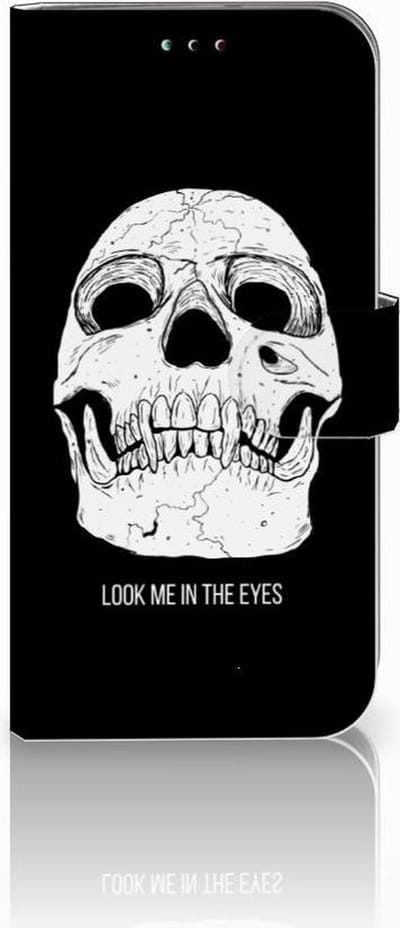 Telefoonhoesje met Naam Samsung Galaxy A40 Skull Eyes