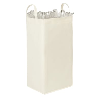 NOVOB® Wasbare Flessentas - Voor NOVOB® Statiegeld Container - Zak voor Lege Flessen en Blikjes | Wit