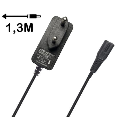 Eletrova® AC Adapter Lader Voeding | 100V-240V DC 5,5V 0,6A | 1,3M Kabel | Power EU Plug | AC DC stekker | Geschikt voor Amiko, Xsarius & TV kastjes