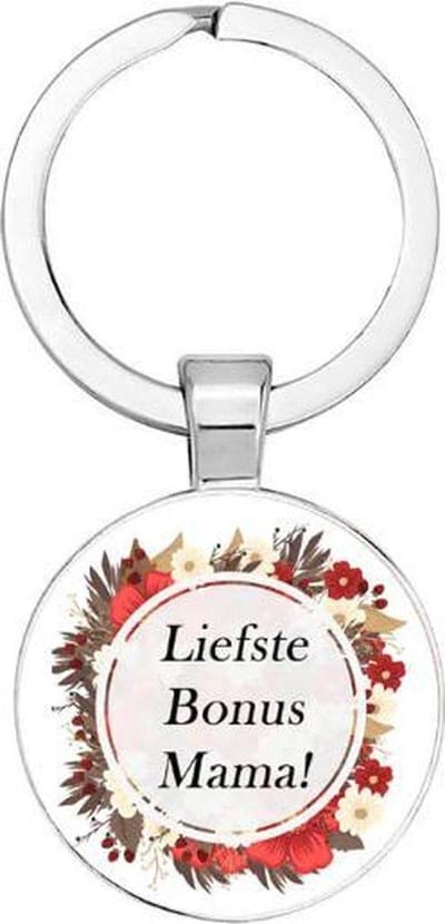 Akyol - Liefste bonus mama Sleutelhanger - Moederdag cadeautje - Mama cadeau - Sleutelhanger voor moeder - Moeder sleutelhanger - Sleutelhanger mama - Familie sleutelhanger - Cadeau voor moeders