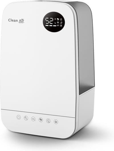 Clean Air Optima® CA-606W - Luchtbevochtiger met Ionisator en Aromatherapie - Geschikt voor Woonkamer, Kantoor, Babykamer, Slaapkamer