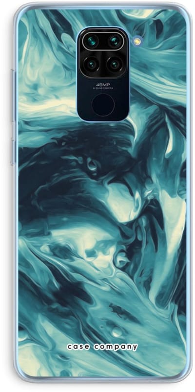 Case Company® - Hoesje geschikt voor Xiaomi Redmi Note 9 hoesje - Dreaming About Whales - Soft Cover Telefoonhoesje - Bescherming aan alle Kanten en Schermrand