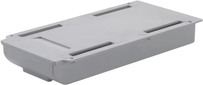 Zelfklevende Opberglade voor Bureau en Tafel – Maat S – Grijs – Onder Bureau Opslaglade met Plakstrip, Pennenbak, Bureau Organizer en Kantoor Accessoires Opberger