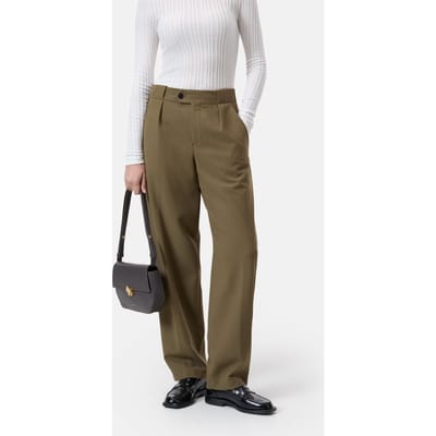 Closed Mawson Pants Ver Green Maat: W25L32 | Pantalons Outlet | Dames | Bruin
