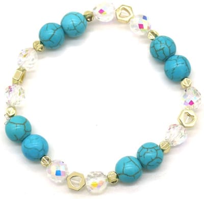 armband - aqua - parelmoer - vrolijk - zomer - festival