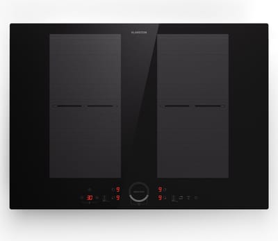 Klarstein inductiekookplaat, glaskeramische kookplaat, 7000 W inductiekookplaat met 4 velden, ingebouwde inductiekookplaat met touch display en timer, moderne kookvelden met oververhittingsbeveiliging