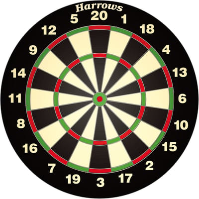 Engelhart Dartbord - Harrows World Champion - 45 cm
