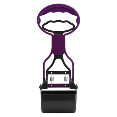 Dailygoods- Afvalschep Lange Steel - Hondenpoepschep - Draagbaar - Duurzaam Kunststof - Grote Capaciteit - Eenvoudig in Gebruik - Hondenpoep Schep