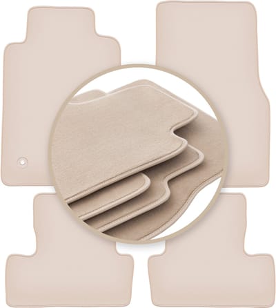 PREMIUM beige matten voor: Ford Mustang MK5 coupé 2004-2014