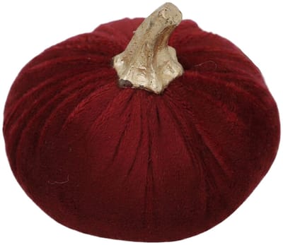 Clayre & Eef Decoratie Pompoen Rood Kunststof Herfst decoratie