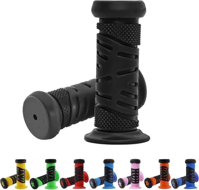 Veilige Fietshandvatten voor Kinderen - Rubber Handgrepen, 22mm Caliber, 95mm Lengte, Geschikt voor Fiets, Loopfiets en Scooter
