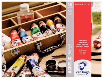 Van Gogh acrylverf papier - wit - FSC mix