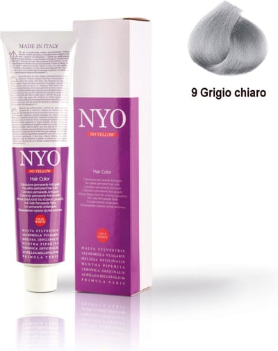 FAIPA NYO NO YELLOW COLORAZIONE PERMANENTE ANTI GIALLO GRIGIO CHIARO 9 120ML