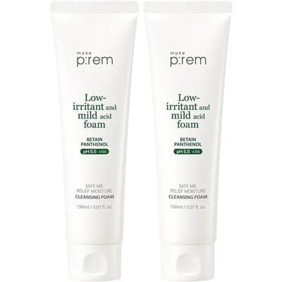 faire p:Set Mousse Nettoyante Hydratante rem (150 ml × 2 + Lait Nettoyant PDRN 21 ml)