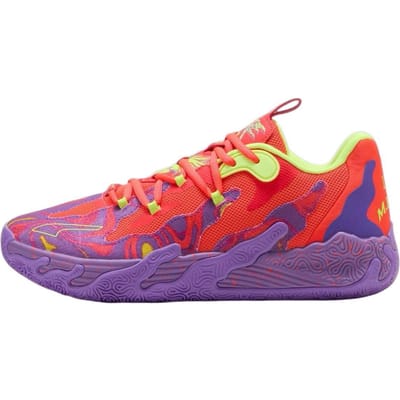 PUMA Unisex Mb.03 Lo Lava Purple Glimmer-red Blast Maat: 44 | Trainingsschoenen Outlet | Unisex | Paars