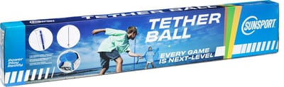 Bex Sunsport Tetherball – Tennispaal Buitenspel Met Rackets En Bal – Verstelbare Hoogte 150 cm – Actief Tuinspel Voor Kinderen – Vanaf 6 Jaar