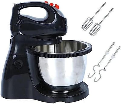 Keuken Mixer - Handmixer Standmixer - Thuis Bakken - 2-in-1 Ontwerp - 35L Kom - Zilver