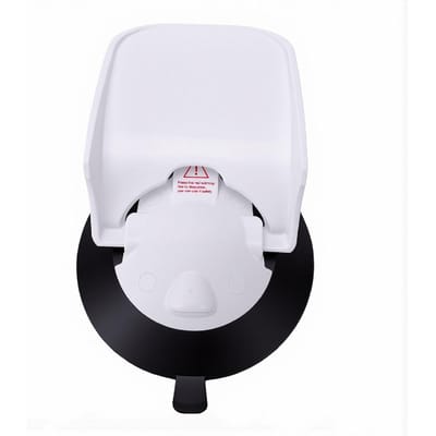 Repose-pied de douche 15 cm avec ventouse pour se raser les jambes Pédale de douche antidérapante Sans perçage avec ligne rouge de sécurité