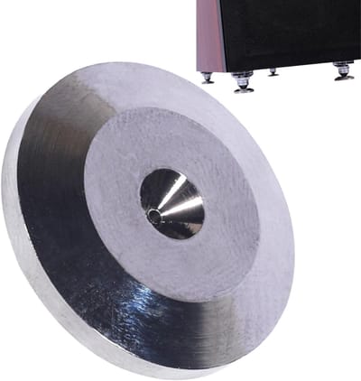 Audio Isolatie Voeten - Schokdempers Luidspreker - Geluid Verbeteren - Zuiver Koper - 2.5 cm - Zilvergrijs