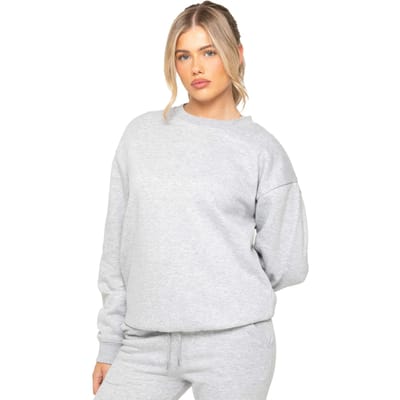 Enzo Womens Oversized Sweatshirt - Grijs