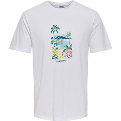 Only & Sons Stillo Life Regular SS Shirt Heren - Maat S