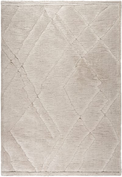 Rugsman Kyoto 014.0005.2383 Vloerkleed - 160 x 230 cm - Beige - Rechthoekig - Polyester - Eetkamer, Woonkamer, Slaapkamer - Geometrisch - Modern