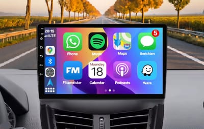 Autoradio 2/32GB met Carplay en Android auto | Geschikt voor Peugeot 207, 207CC, 206+ 2005-2016| Radio scherm met Navigatie | 2005 2006 2007 2008 2009 2010 2011 2012 2013 2014 2015 2016 | 206 +