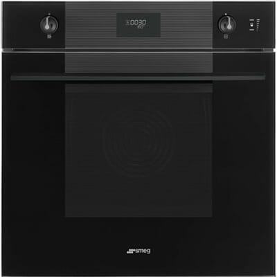 SMEG Pyro steam Galileo Oven Oven , Linea, 60 cm, Combi-stoom, Zwart, A+, Pyrolyse