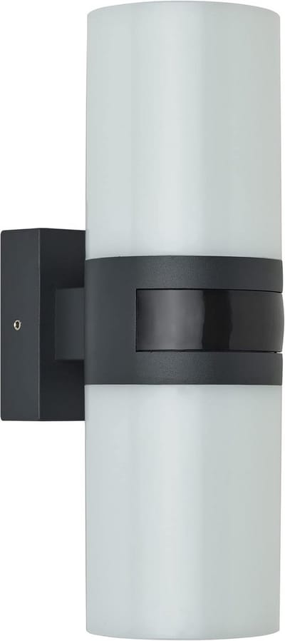 Buitenlamp met sensor dag en nacht - Wandlamp met bewegingsdetectie - Op zonne energie - Bewegingssensor