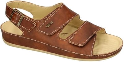 Vital -Heren - cognac/caramel - sandalen - maat 41