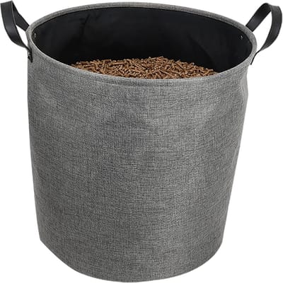 Opbergzak voor Pellets 60 Liter - 30 kg Granulaat - Grijze Stofzak