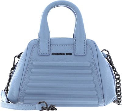 MANDARINA DUCK Leren Handtas Schoudertas I-Con Crossover Waterfall Blauwgrijs
