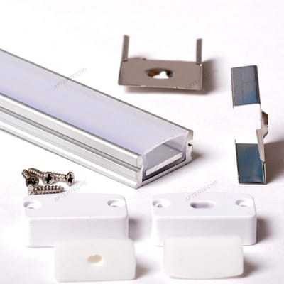 Waterdicht Aluminium Profiel voor LED Strip 1 Meter IP68 Verlengt Levensduur