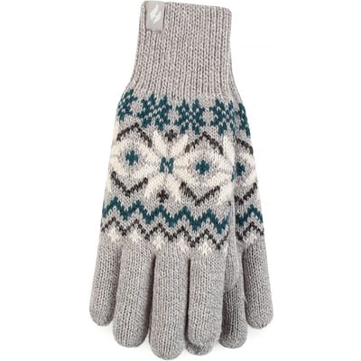Heat Holders - Dames Zachte Thermo Handschoenen - Lichtgrijs