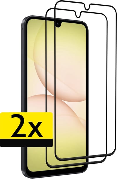 Screenprotector - Geschikt voor Samsung Galaxy A17/A18 - 2 Stuks - Full Cover - Beschermglas - Gehard Glas - Tempered Glass - Screen Protector