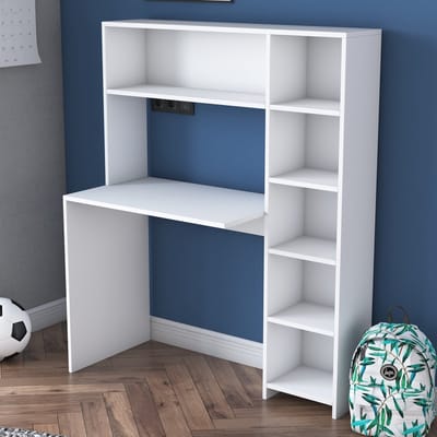 Asir Bureau - Wit - 113,2 x 141,8 x 40 cm