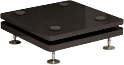 Luidspreker Isolatiestandaard - Subwoofer Basis - Optimale Audio - Massieve Koperen Spikes - 30 x 35 x 8cm - Zwart