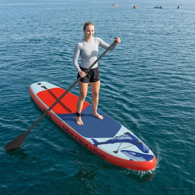 vidaXL Opblaasbaar Stand Up Paddle Board SCYLLA 305 x 76 x 15 cm Blauw