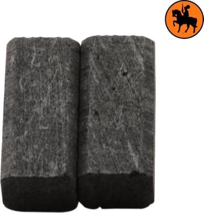 Koolborstelset voor Black & Decker frees/zaag DN10 - 6x6x12,5mm