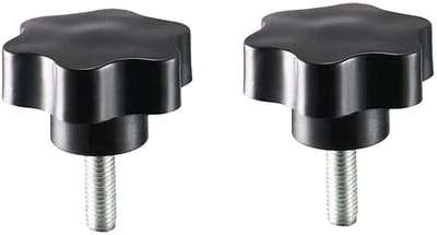 Dailygoods- Klem M8 x 25 mm - 2 Stuks - Stergreep - Handvastdraaien - Roestvrij staal - Comfortabele grip - Klemknop