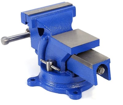 Dailygoods- Bank met 360° draaibare basis - Multifunctionele Klem - Stabiliteit - Hoger Klemmingsvermogen - Diepere Nekdiepte - Ideaal voor Werkstukken - Bankhamer
