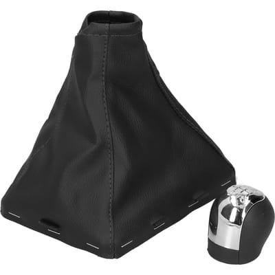 6-Traps Versnellingspookknop met Stofhoes Geschikt voor Opel Vauxhall Vectra C Vectra B Corsa Astra 2002‑2005 black