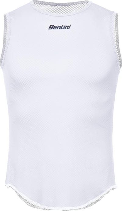 Santini Ondershirt mouwloos Wit Unisex - Lieve Sleeveless Baselayer White - XS/S